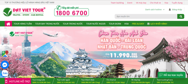 Công ty du lịch lữ hành Đát Việt