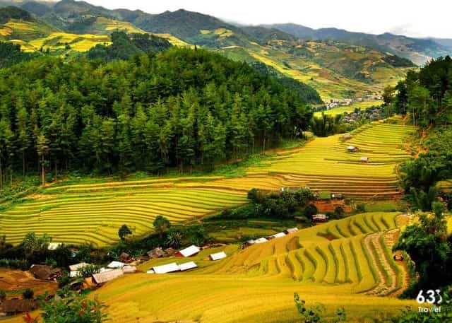 Ngắm phong cảnh hữu tình ở Mai Châu vào tháng 11