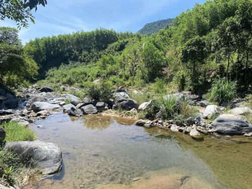 Thác Savan nằm tại thôn Gò Tranh