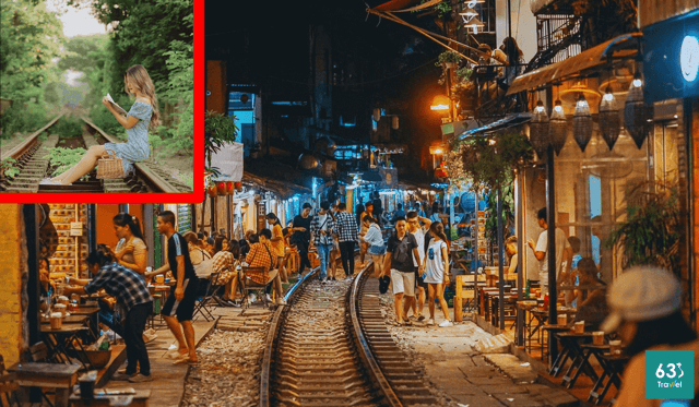 Phố đường tàu Hà Nội,điểm check-in độc đáo ở Việt Nam
