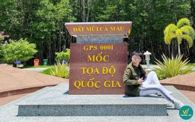 Cột mốc tọa độ quốc gia GPS0001 - Cà Mau