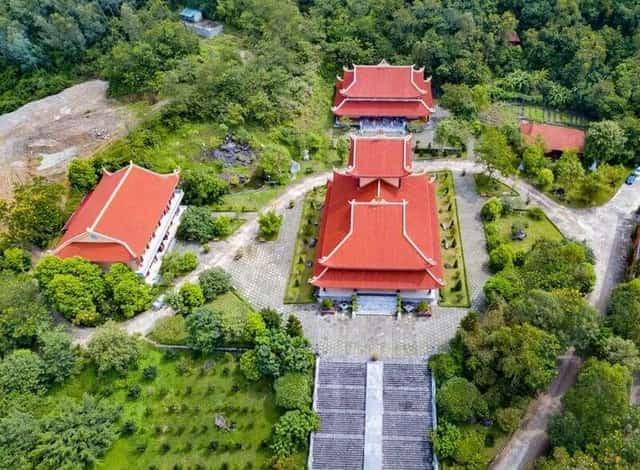Thiền Viện Trúc Lâm Tuệ Đức nhìn từ trên cao