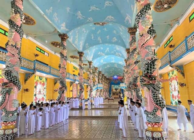 九重台（正殿）是圣殿中最吸引游客的地方