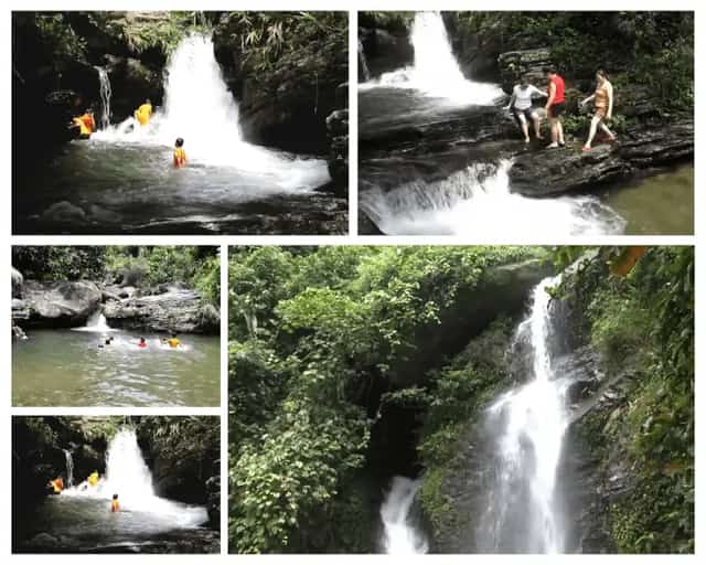 The beauty of Vằng Áng Waterfall, Vi Hương Commune (Bạch Thông)