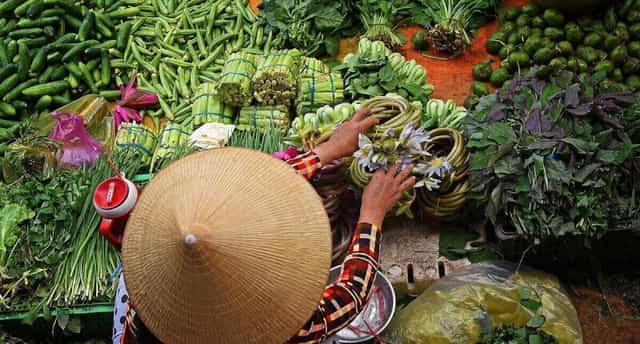 Chợ "chồm hổm" mang tính chất gần gũi, gia đình và tự phát