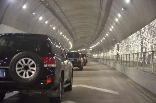 Hải Vân Tunnel from Da Nang City heading to Hue