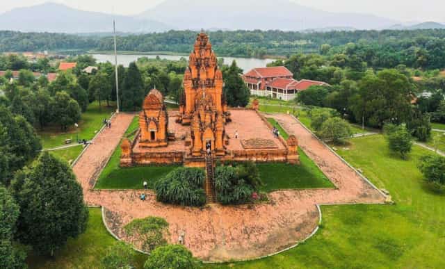 The Cham Tower Complex at the Vietnam National Village for Ethnic Culture and Tourism in Đồng M&ocirc;
