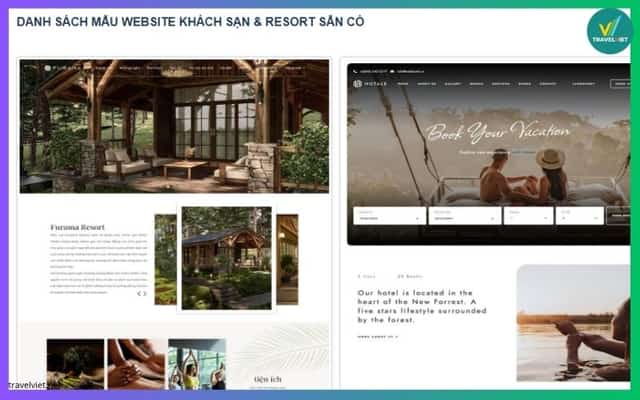 Xem các bản demo website khách sạn của TravelViet