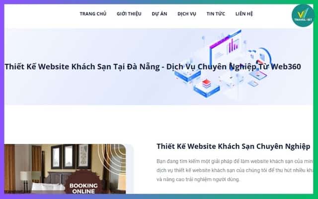 W360 - Công ty thiết kế web khách sạn uy tín