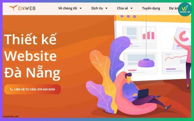 Đơn vị thiết kế website khách sạn tại Đà Nẵng - Én Web