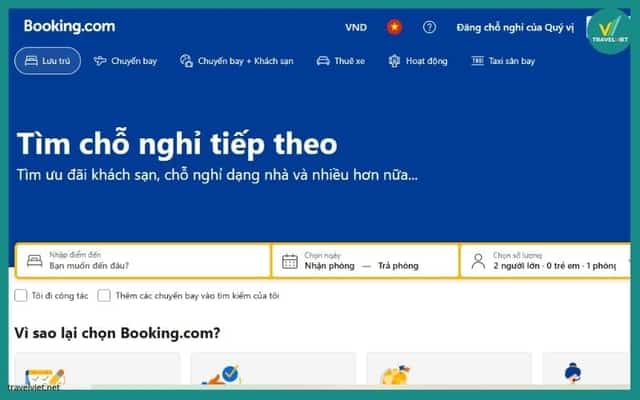 Booking.com 是目前知名的预订渠道