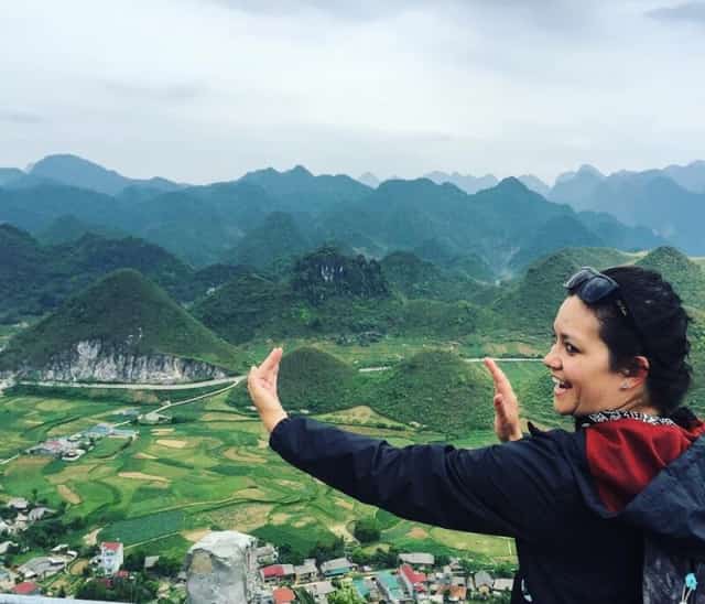 广坝双子山风光