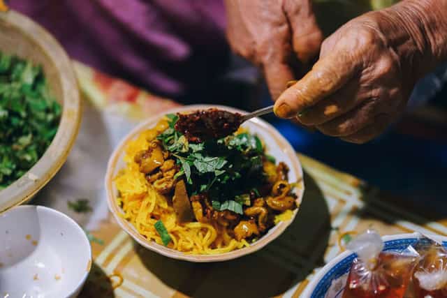 강황 당면 볶음 - a 맛있고 기침에도 좋은 휴 특산품