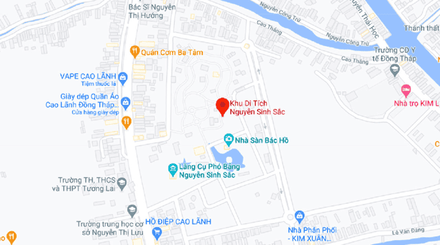 グエン シン サック遺跡へのルート