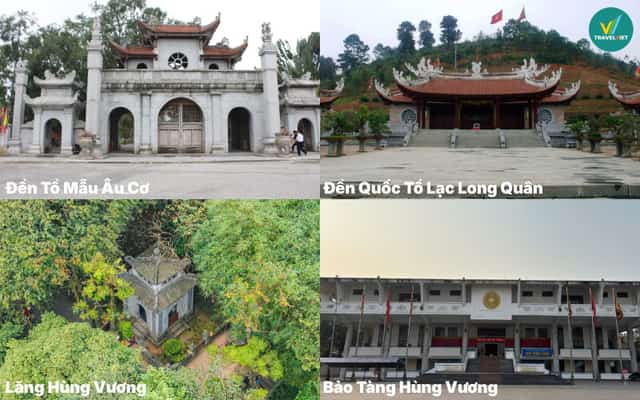 Các địa điểm thăm quan khác khi thăm quan Đền Hùng