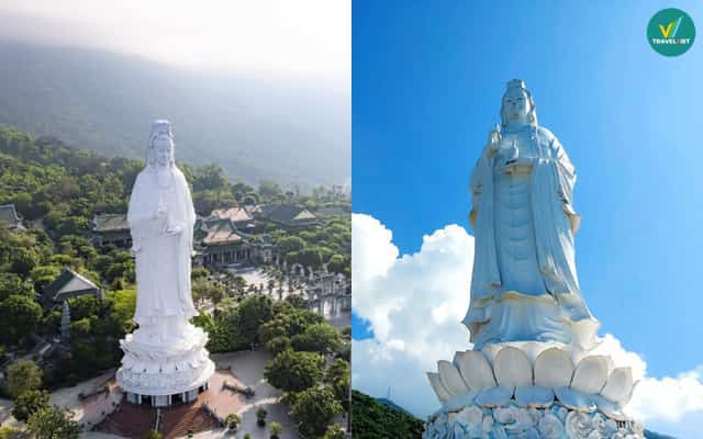 Linh Ung Pagoda의 Avalokiteśvara 동상