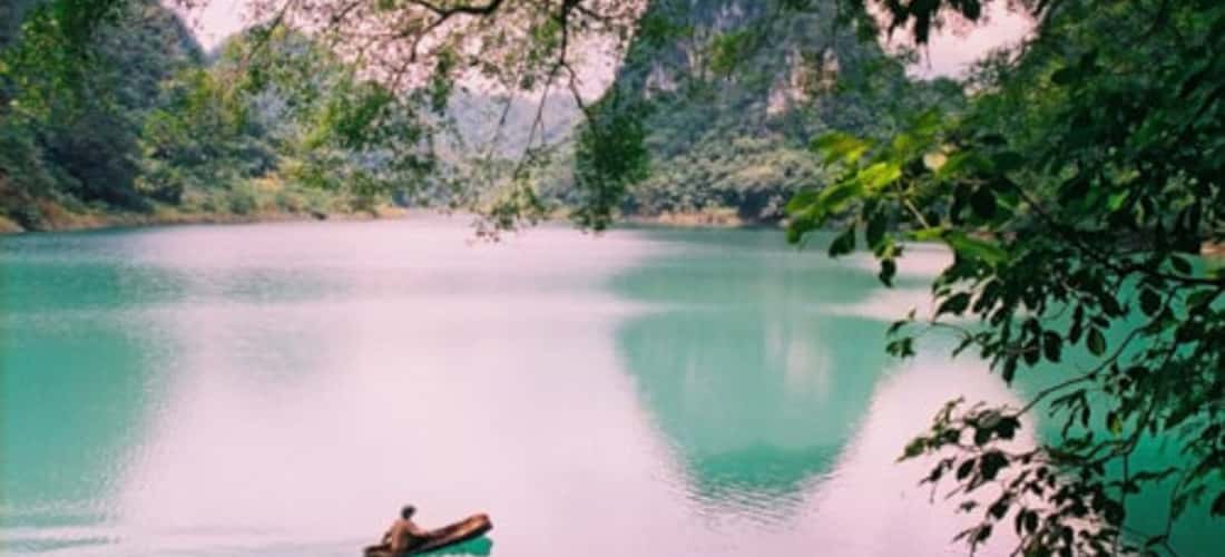 Góc yên bình tại Hồ Thang Hen