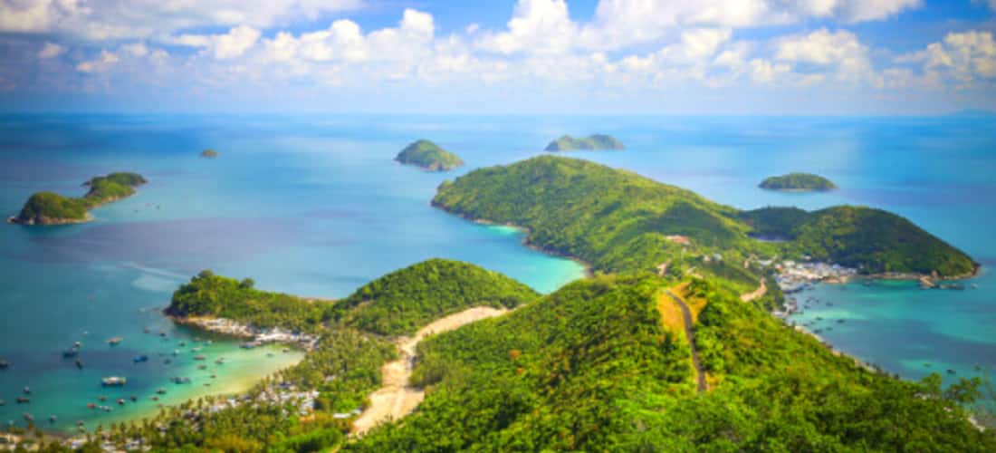 Đảo Nam Du - Góc nhìn từ trên cao