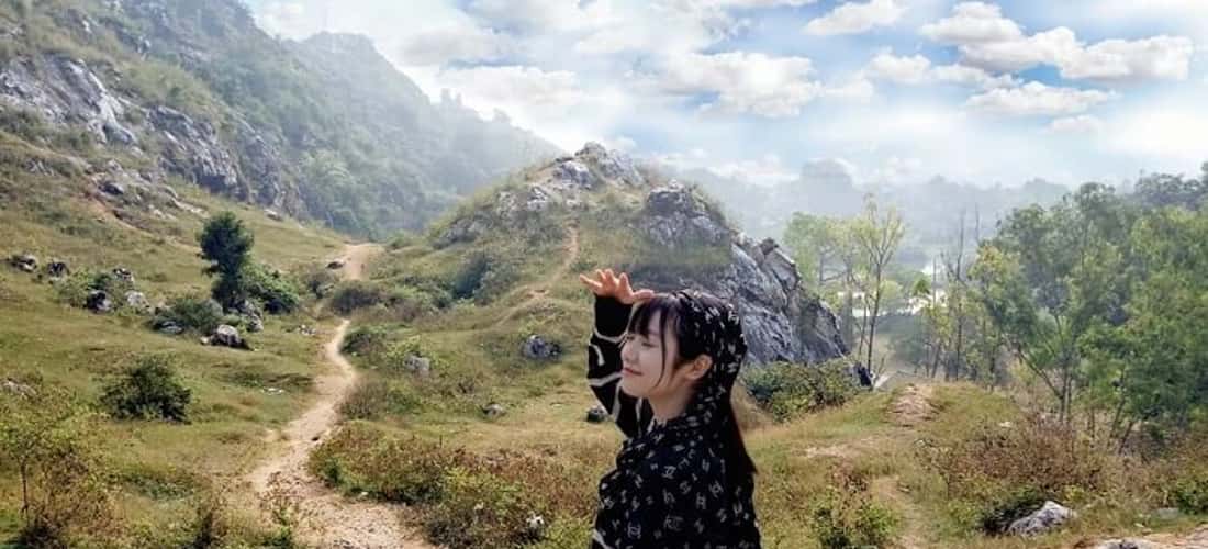 Thỏa sức sống ảo ở núi Trầm Chương Mỹ