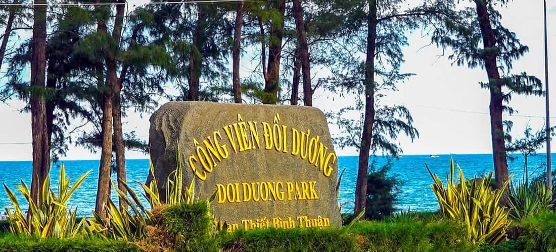 Khu vực công viên Đồi Dương tại thành phố Phan Thiết.