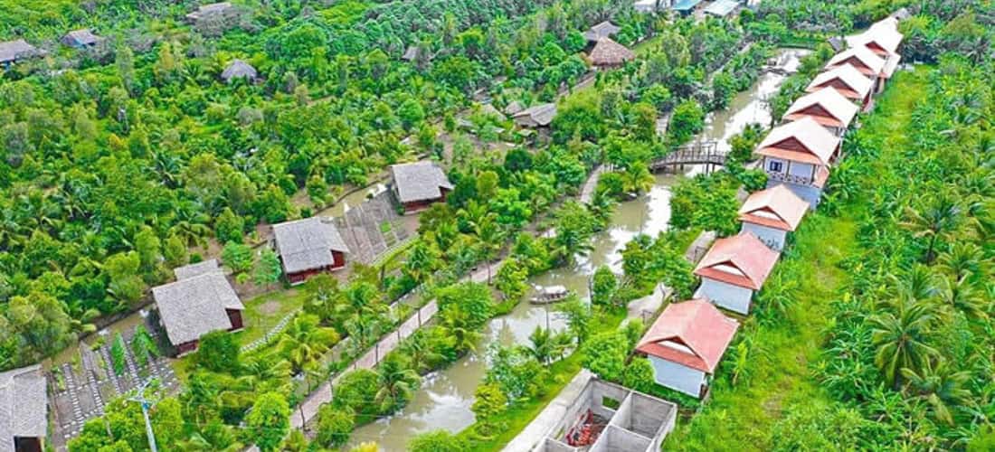 Rach Sao 生态花园位于 Phong Dien 区 My Khanh 公社 My Nhon 村,建于 2021 年,于 2023 年 1 月开始运营。
