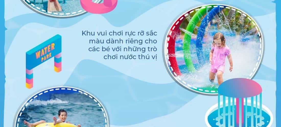 Công viên nước Melia Vinpearl Hà Tĩnh- đa dạng các trò chơi lí tưởng cho bé