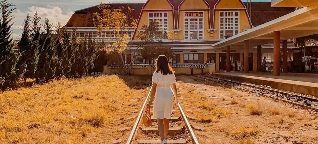Bất kỳ ngóc ngách nào tại nhà ga đều có thể cho ra những tấm ảnh siêu xinh đủ loại concept.