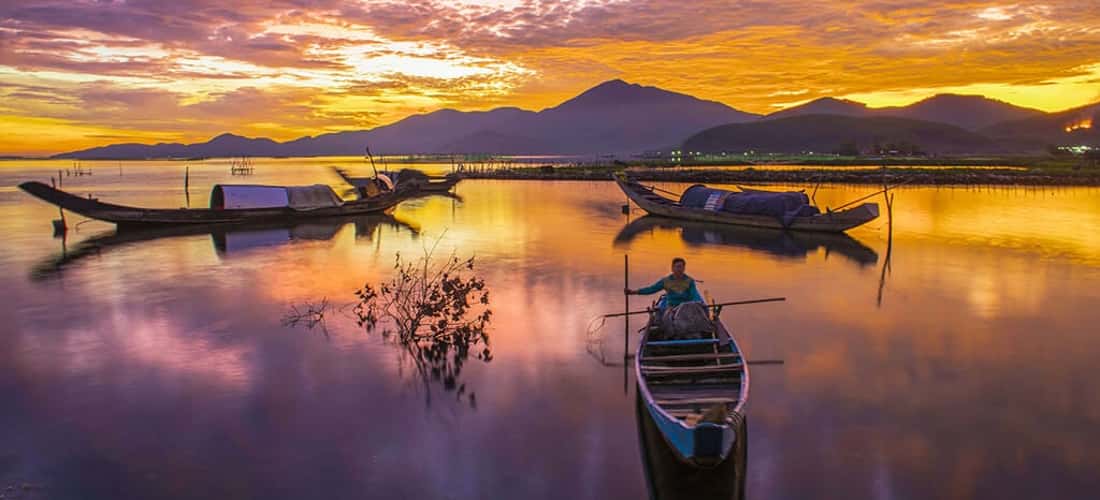 Cau Hai Lagoon 太大了，站在岸边就像是大海