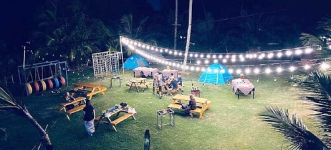 Vườn sinh thái Bảo Gia Trang Viên vào buổi tối