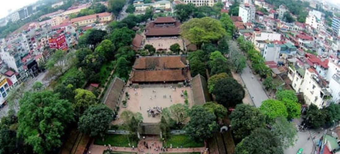 Văn Miếu Quốc Tử Giám - Góc nhìn trên cao