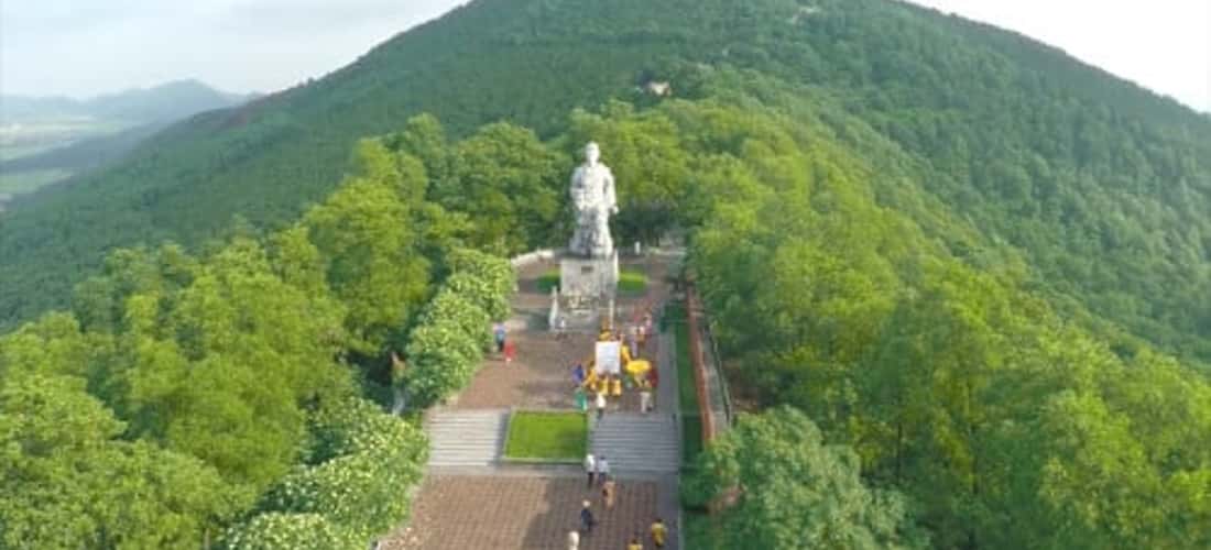 위에서 본 카오안푸 사원