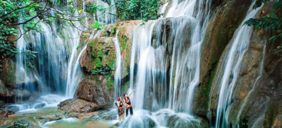 Đẹp hút hồn cảnh sắc thiên nhiên thác Đứng