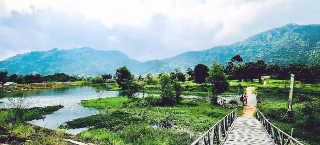 雄伟的 O Thum 湖全景。