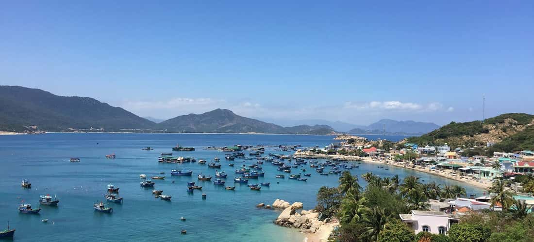 Một góc bãi Thùng với góc nhìn từ trên cao.