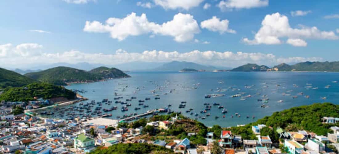 Đảo Bình Ba - góc nhìn từ xa