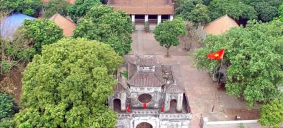 Văn Miếu Xích Đằng - Góc nhìn trên cao