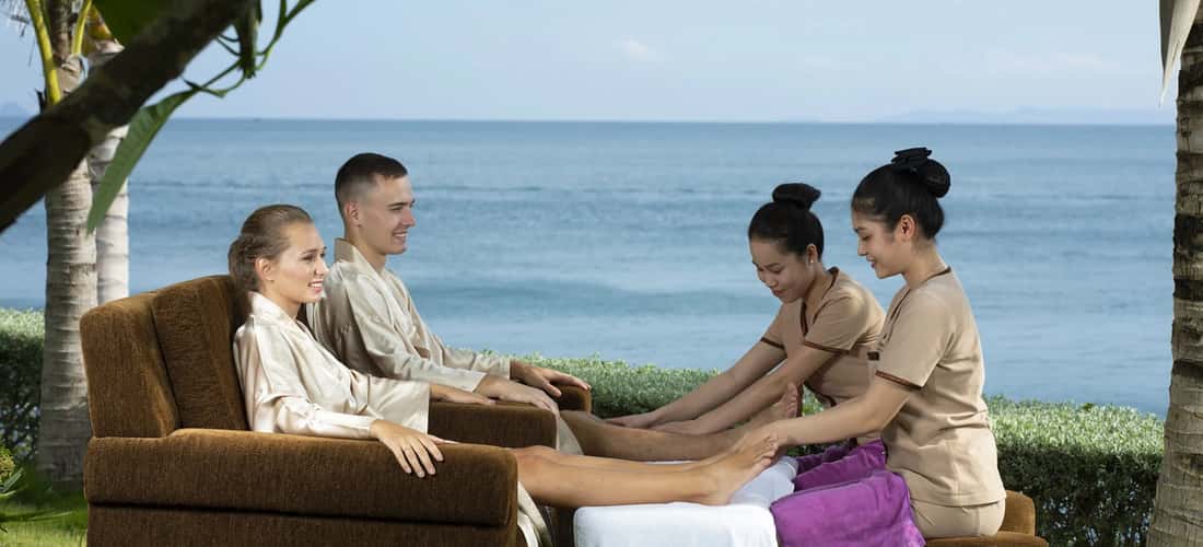 Không gian thư giãn đẳng cấp tại Hòn Tằm Resort