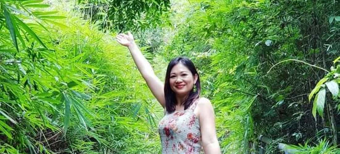 清凉翠绿的竹林，为游客打造了一个极其“酷”的虚拟生活背景
