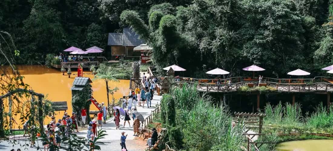Toàn cảnh Hoa Sơn Điền Trang
