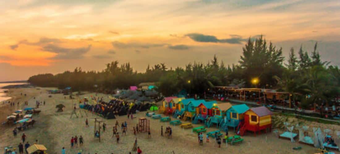 Hoàng hôn ở Coco Beach Camp