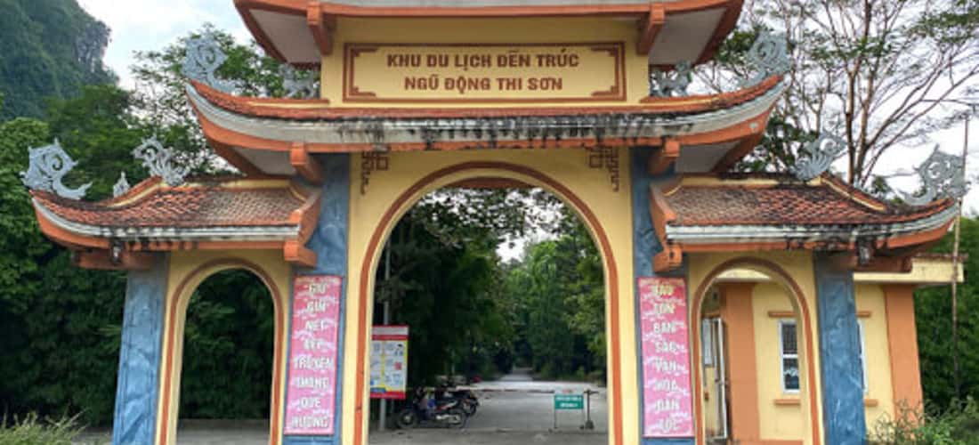 Truc 사원 관광 지역의 문
