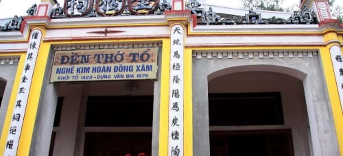 Nhà thờ tổ nghề Kim Hoàn chạm bạc Đồng Xâm