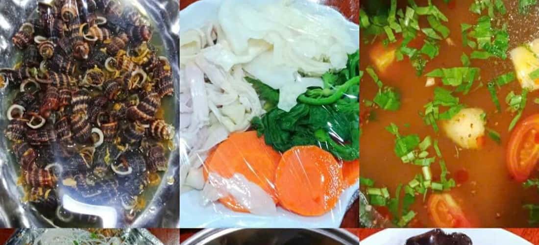 在开龙生态旅游区享用美食