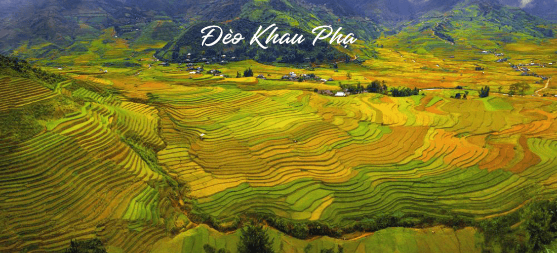 Đèo Khau Phạ nhìn từ xa