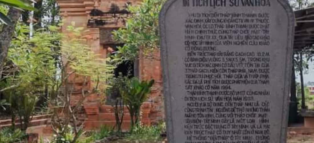 Tháp Cổ Bình Thạnh - di tích lịch sử văn hóa hơn nghìn tuổi ở Tây Ninh