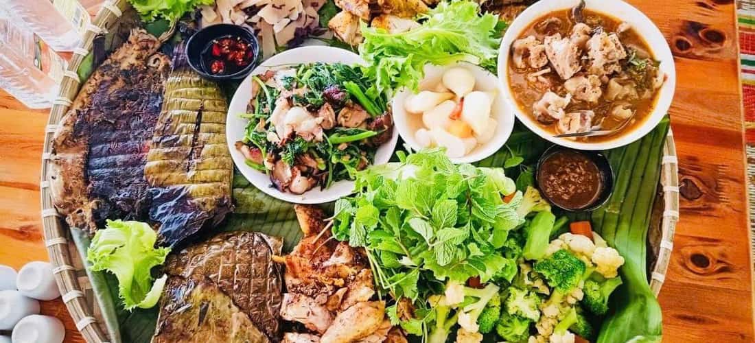 Tham 村的美食。