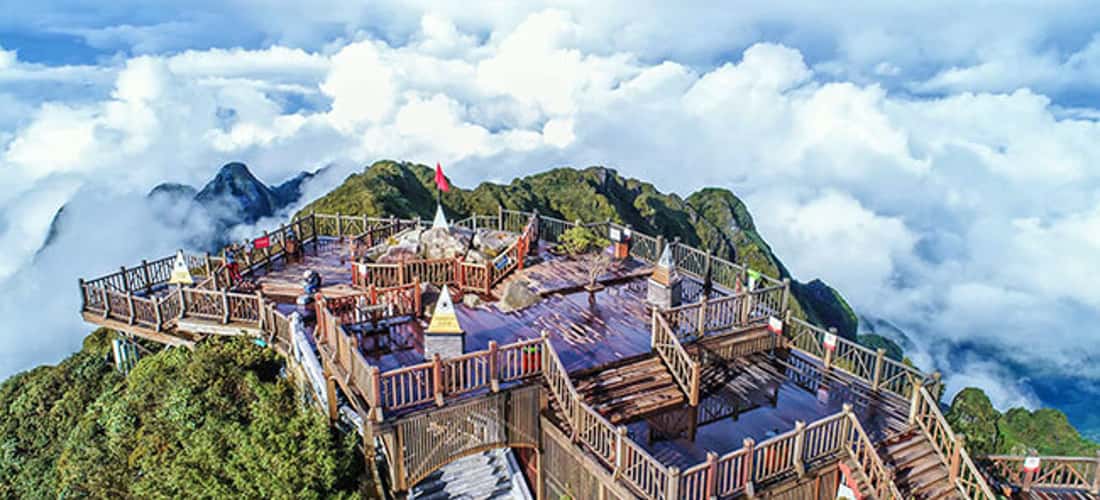 Đỉnh Phanxipang - Góc nhìn trên cao