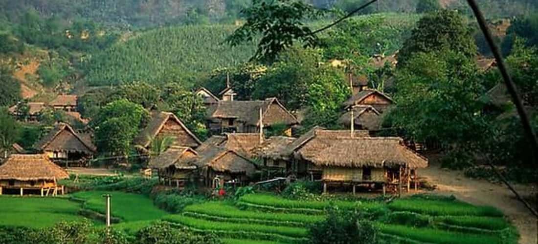 Mai Chau 관광 - 시적인 땅
