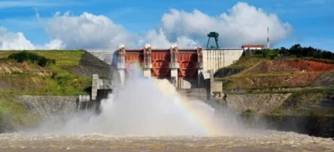Nhà máy thủy điện Đại Ninh trên hồ Đại Ninh