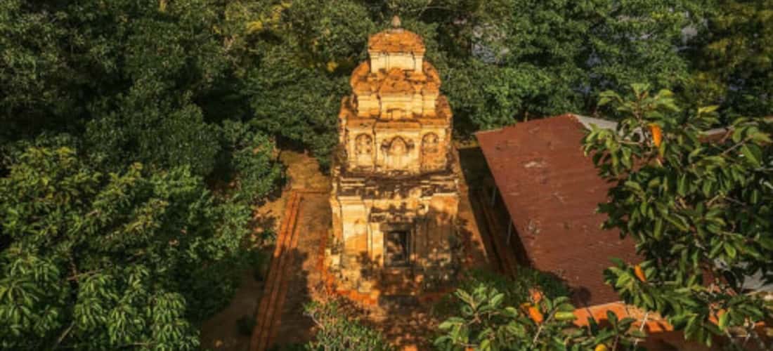 Tháp Cổ Bình Thạnh - góc nhìn từ trên cao